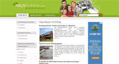 Desktop Screenshot of hausplanen.com